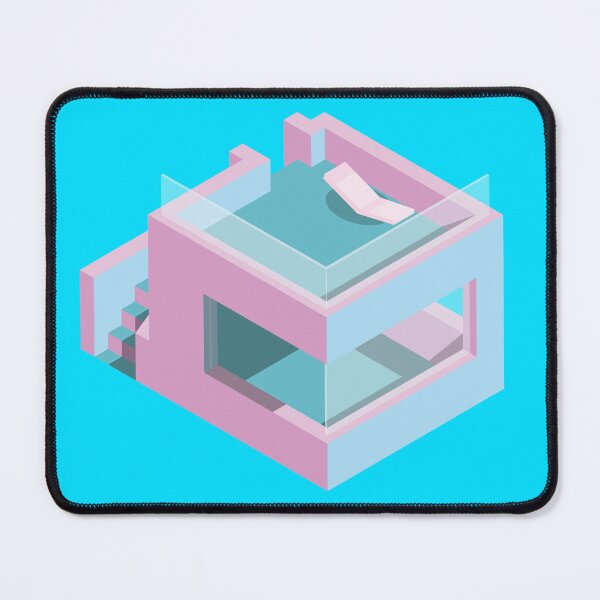 Item preview, VAPORWAVE aestethic Isometric House designed and sold by Impero.