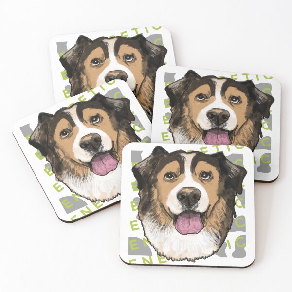 Item preview, Energetic Dog designed and sold by papererwin.
