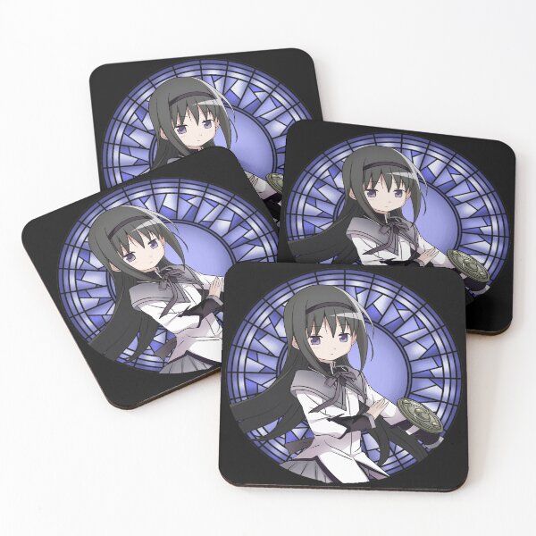 Aperçu de l'œuvre Vitrail d'Homura Akemi de l'anime Madoka Magica créée et vendue par EryaMoon.