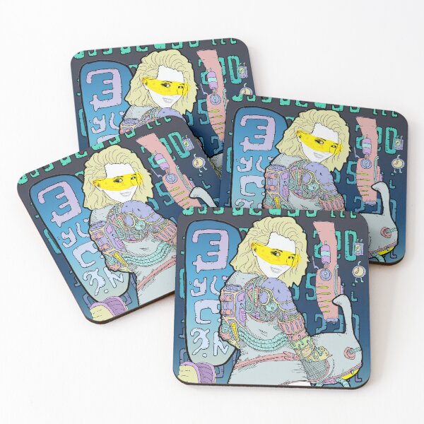Item preview, Ossleuss cubed space babe w/ background designed and sold by Greggory Matthew Rodriguez.
