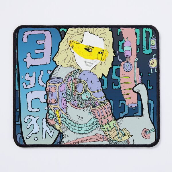 Item preview, Ossleuss cubed space babe w/ background designed and sold by Greggory Matthew Rodriguez.