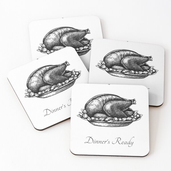 Item preview, Dinner's Ready Vintage Art Print | White Background:  designed and sold by LifeAndWonder.