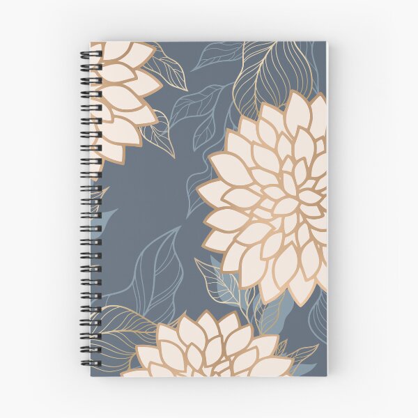 Item preview, Floral Aesthetic in Navy, Ivory and Gold designed and sold by meggydesigns.