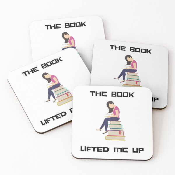 Item preview, Reading Girl Reader Saying "The Book Lifted Up Me" stickers & art works  designed and sold by Clothesaccess.