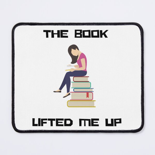 Item preview, Reading Girl Reader Saying "The Book Lifted Up Me" stickers & art works  designed and sold by Clothesaccess.