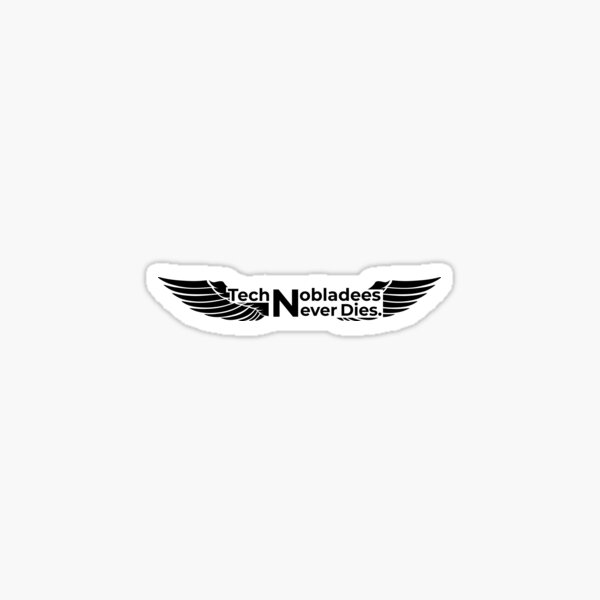 Technoblades Never Dies Video Game Gaming Gamer bi' Sticker