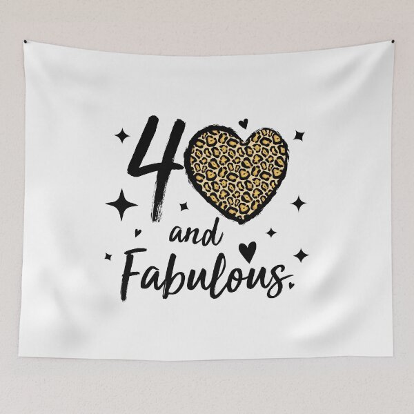 Item preview, 40 and fabulous  designed and sold by Full Moon.