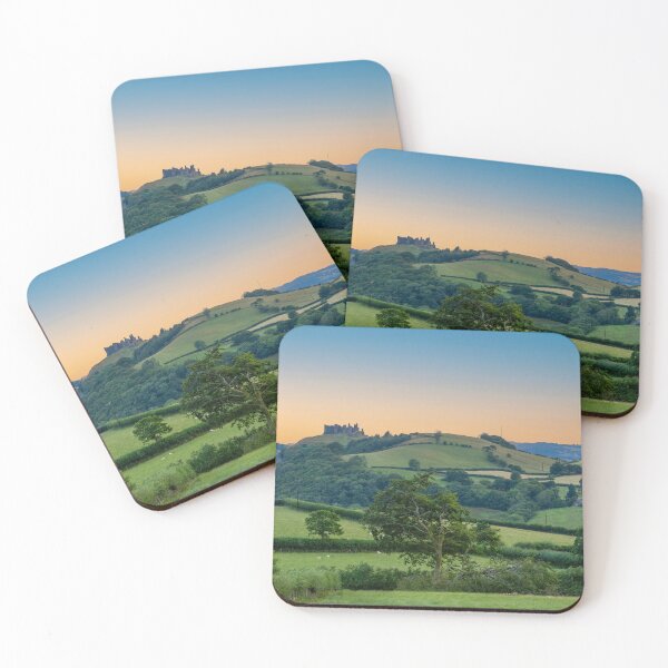 Item preview, Carreg Cennen castle at dusk designed and sold by Leighton Collins.