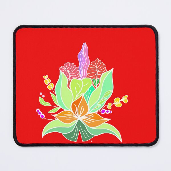 Item preview, Flower red Tropical palms cute  designed and sold by Carolina Salazar.