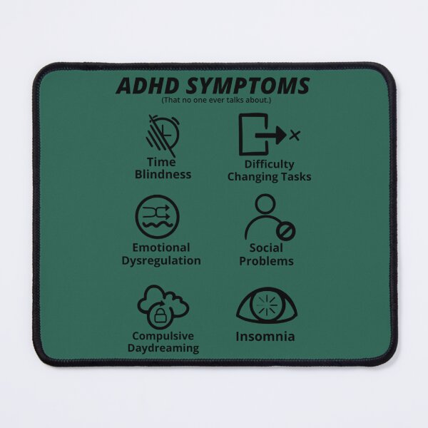 Item preview, ADHD SYMPTOMS    designed and sold by BookishTimess2.