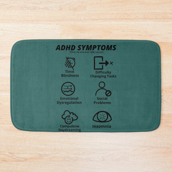 Item preview, ADHD SYMPTOMS    designed and sold by BookishTimess2.