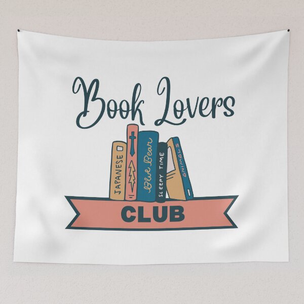 Item preview, Book Lovers Club - Book Shelf designed and sold by shmodev.
