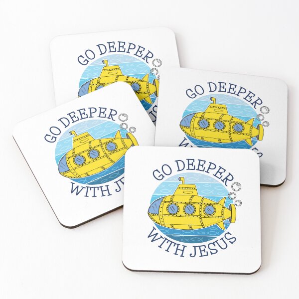Item preview, Go Deeper With Jesus Submarine Christian Funny designed and sold by doodlerob.