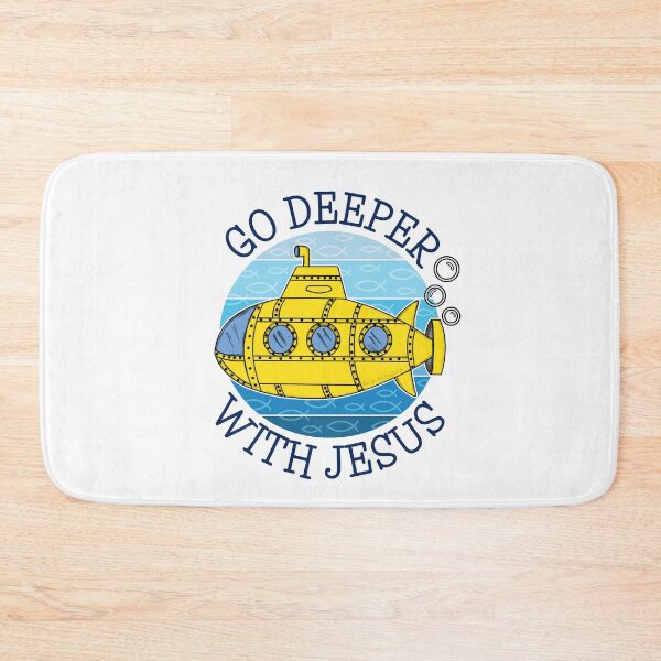 Item preview, Go Deeper With Jesus Submarine Christian Funny designed and sold by doodlerob.