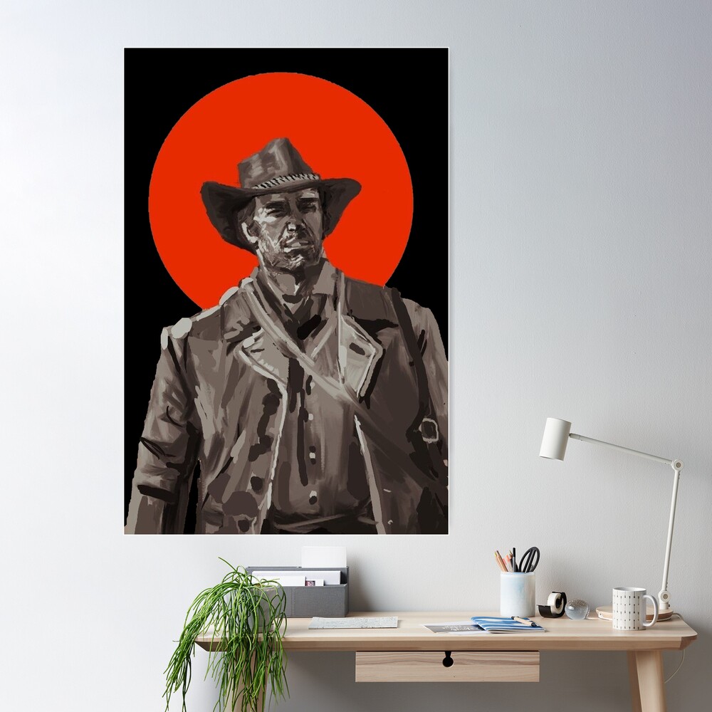 Arthur Morgan RDR2 Mounted Print for Sale by rdrmaniac