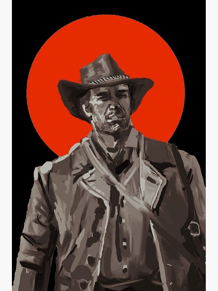 Red Dead Redemption Arthur Morgan Wild West Cowboy Poster 