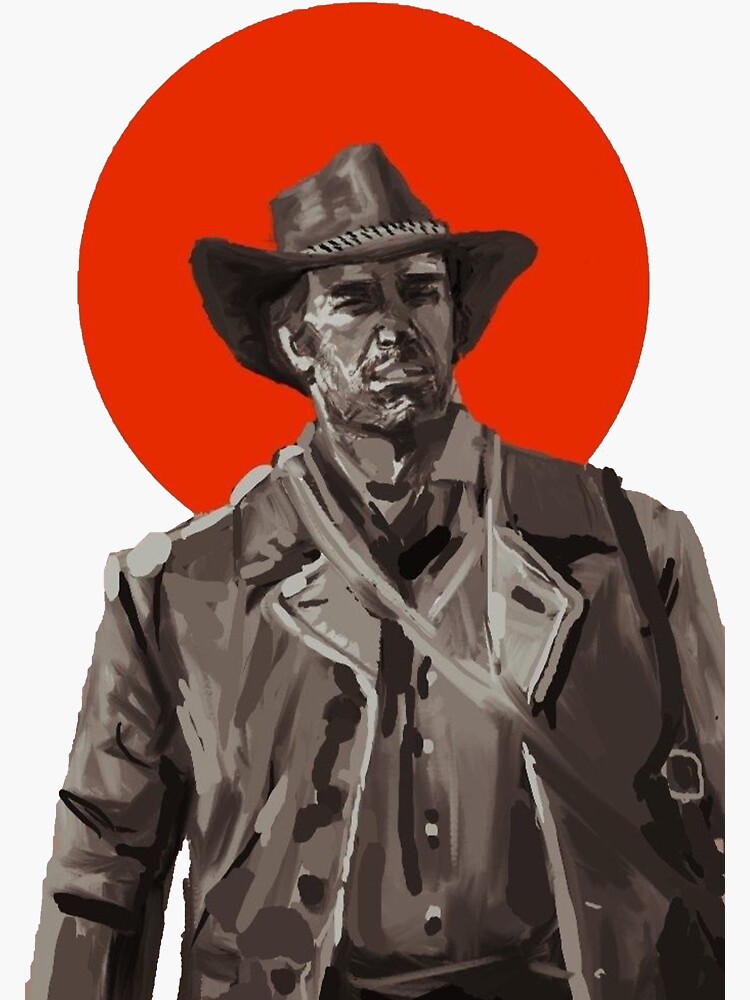 Red Dead Redemption 2 Arthur Morgan Sticker - Free RDR 2 Sticker