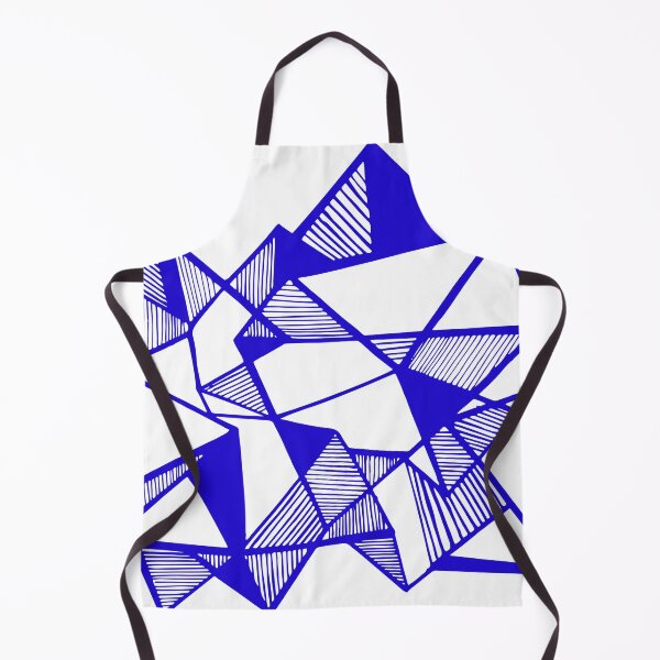 Item preview, Blue Geometric abstract triangles designed and sold by Carolina Salazar.