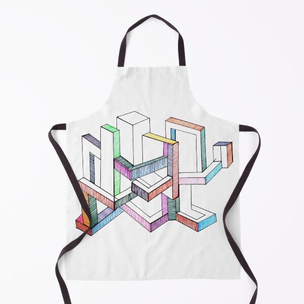 Item preview, Futuristic linear geometric city designed and sold by Carolina Salazar.