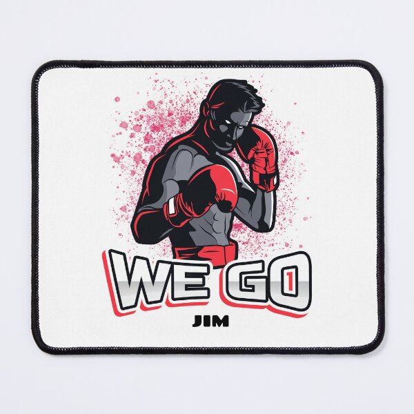 Item preview, We Go Jim Active Sports Gym Exercise Health Workout Boxing designed and sold by hShah06.