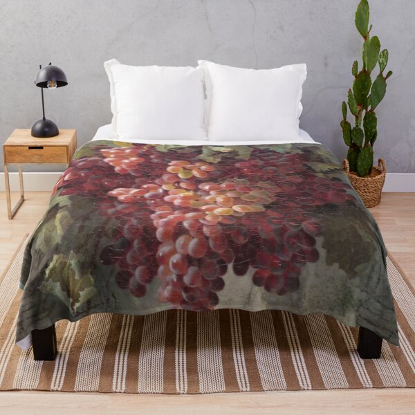 Item preview, Flame Tokay Grapes by Edwin Deakin 1884 designed and sold by Vintage Designs +.
