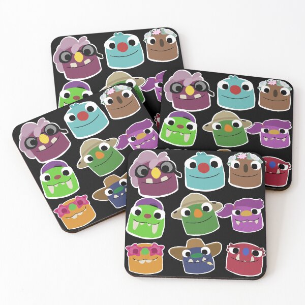 Item preview, Grumpuses Bugsnax Grumps Pack Black  | Bugsnax Bookbag Schoolbag designed and sold by MrsLittleBear.
