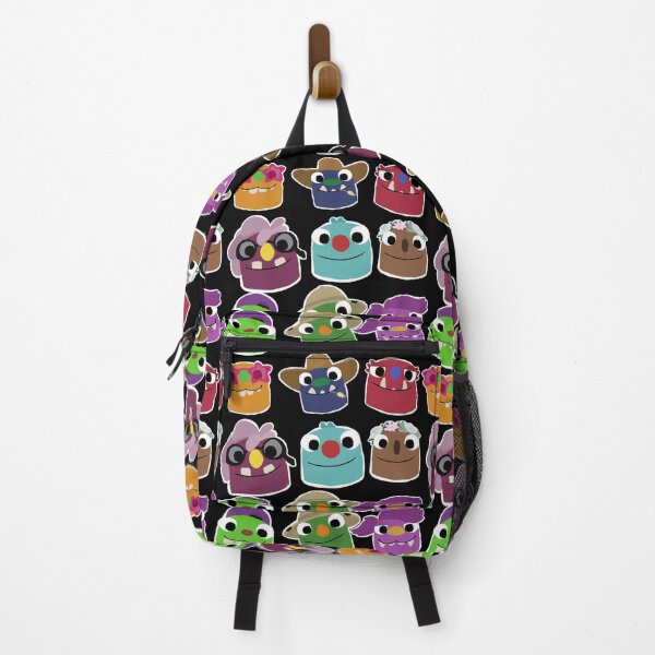 Item preview, Grumpuses Bugsnax Grumps Pack Black  | Bugsnax Bookbag Schoolbag designed and sold by MrsLittleBear.