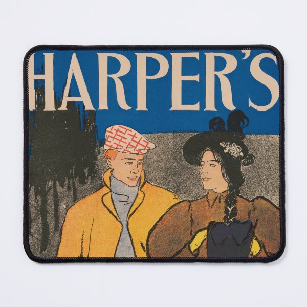 Item preview, HARPER'S FEBRUARY 1896 Magazine Cover Poster by Artist Edward Penfield designed and sold by retroposters.