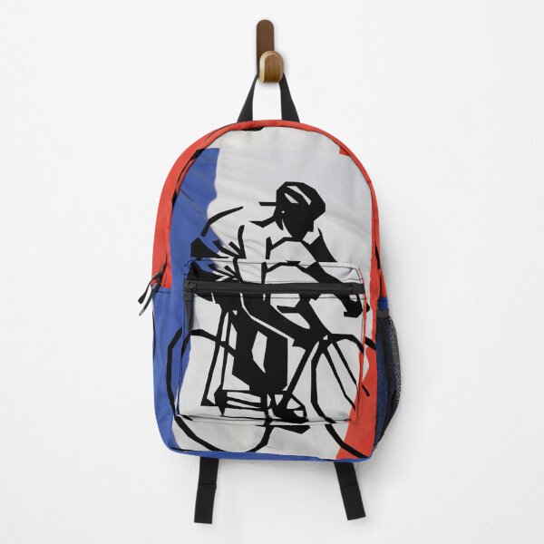 Item preview, Cyclist Flag of France designed and sold by ArtMeetsPizza.