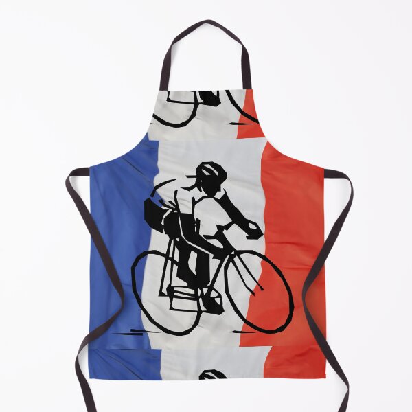 Item preview, Cyclist Flag of France designed and sold by ArtMeetsPizza.