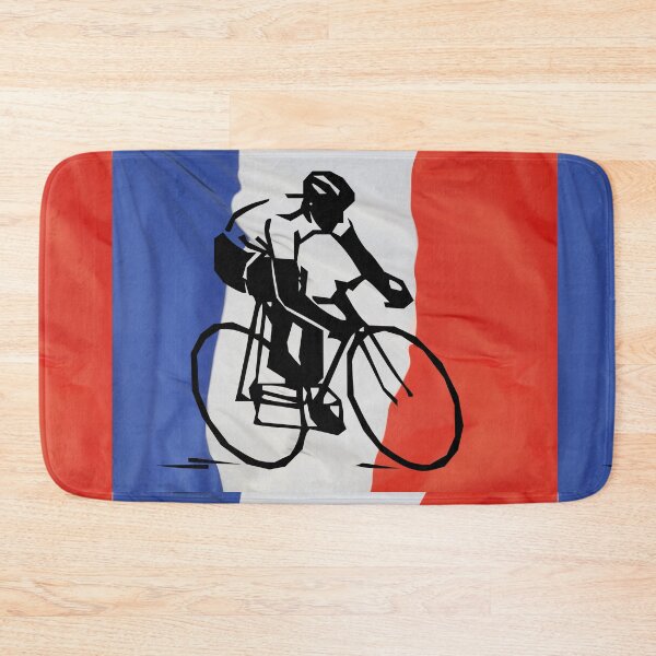 Item preview, Cyclist Flag of France designed and sold by ArtMeetsPizza.