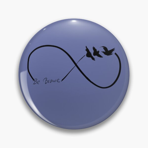 Item preview, Divergent - _Be Brave_ Infinity   designed and sold by BookishTimess2.