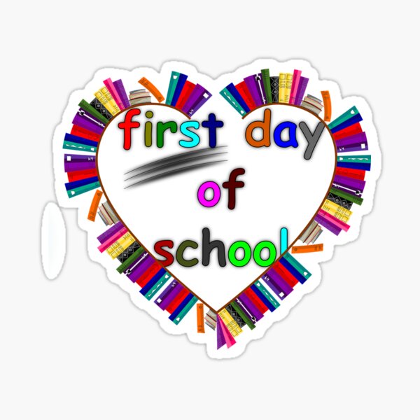 Item preview, first day of school , Heart designed and sold by Ismail designer.