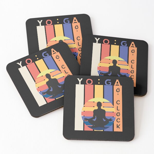 Item preview, Funny Meditation Yo Ga Clock Yoga Pose designed and sold by Cute & Sassy Custom Gifting Boutiques.