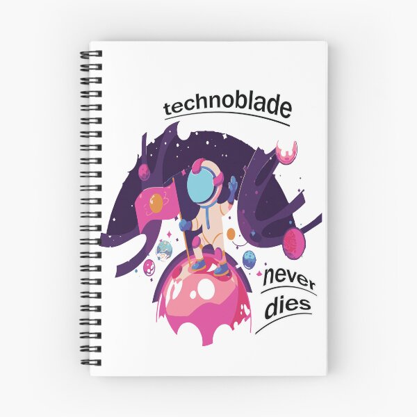 Item preview, technoblade Spaceman never dies t-shirts designed and sold by yamaniishop.