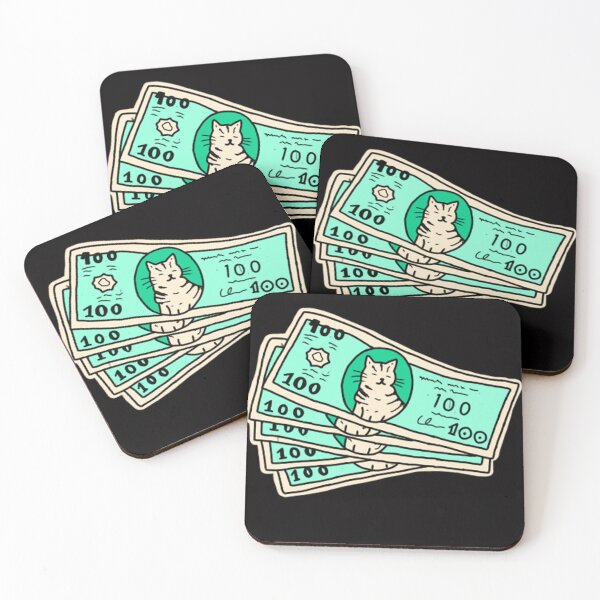 Item preview, Cat Money Love Cute designed and sold by rafaelwolf.