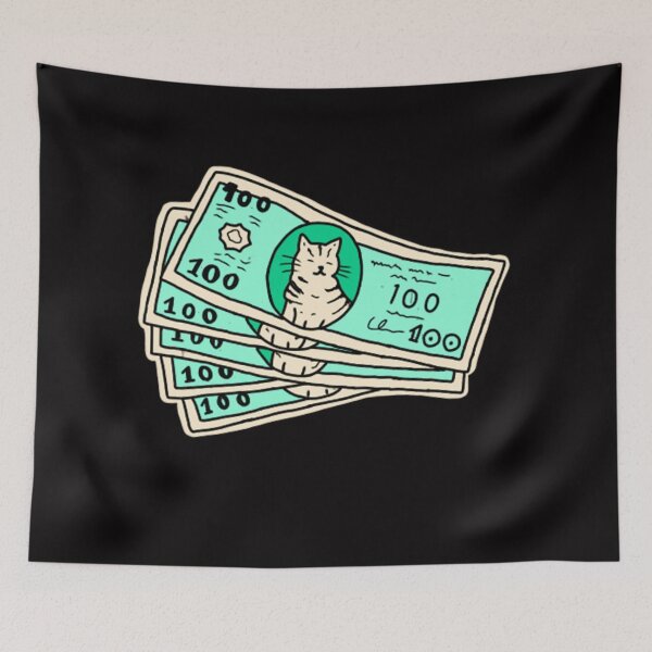 Item preview, Cat Money Love Cute designed and sold by rafaelwolf.