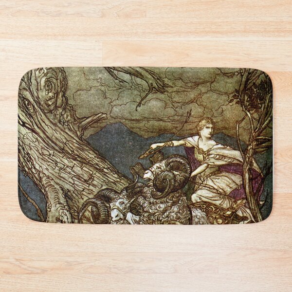 Item preview, Fricka approaches in anger by Arthur Rackham designed and sold by Vintage Designs +.