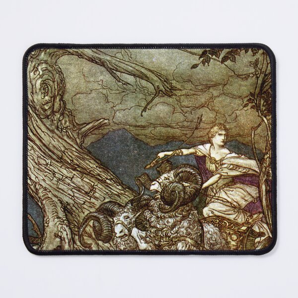 Item preview, Fricka approaches in anger by Arthur Rackham designed and sold by Vintage Designs +.