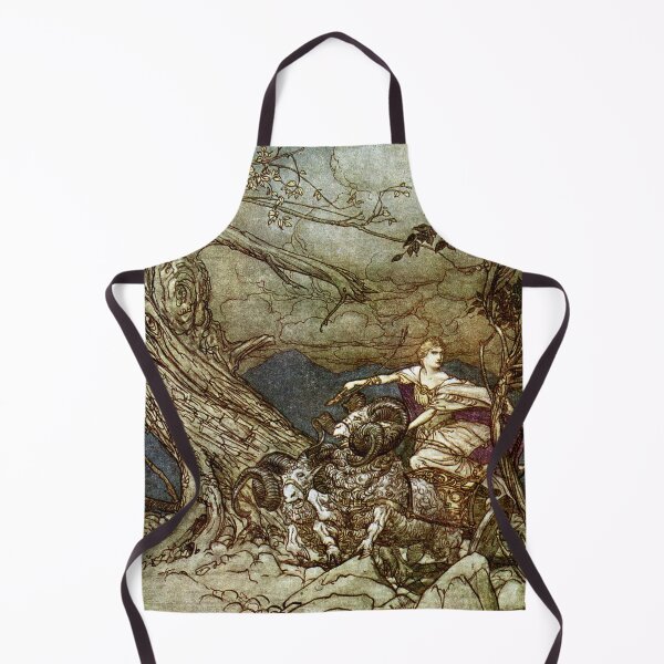 Item preview, Fricka approaches in anger by Arthur Rackham designed and sold by Vintage Designs +.