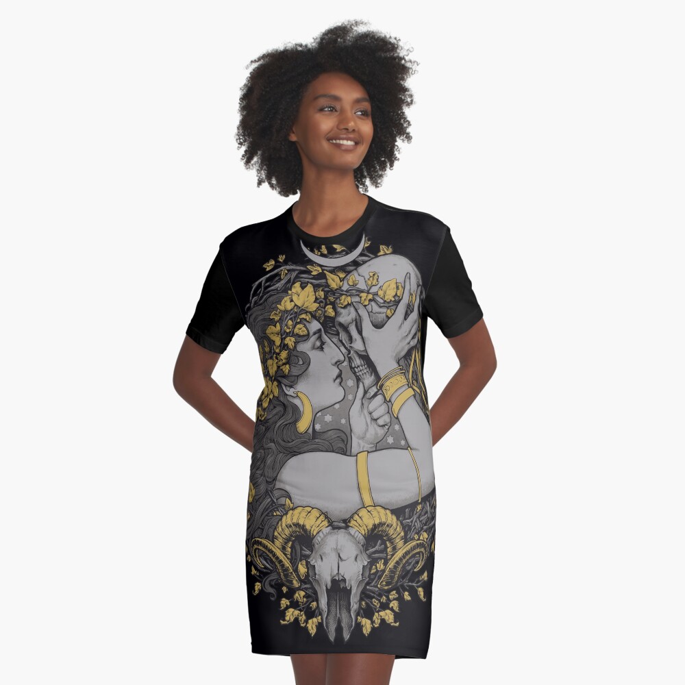 Artikel-Vorschau von T-Shirt Kleid, designt und verkauft von medusadollmaker.