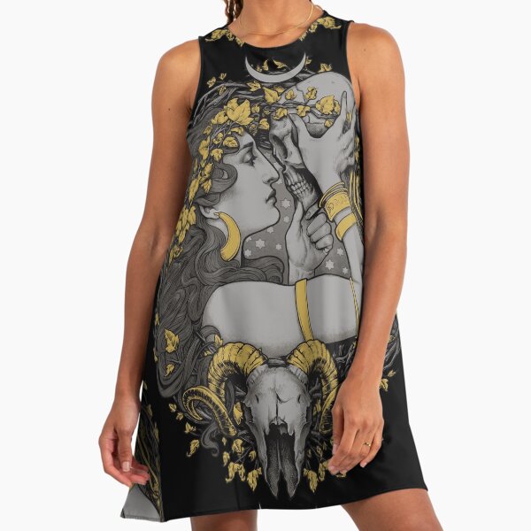 THE WITCH" A-Line Dress for Sale by medusadollmaker | Redbubble