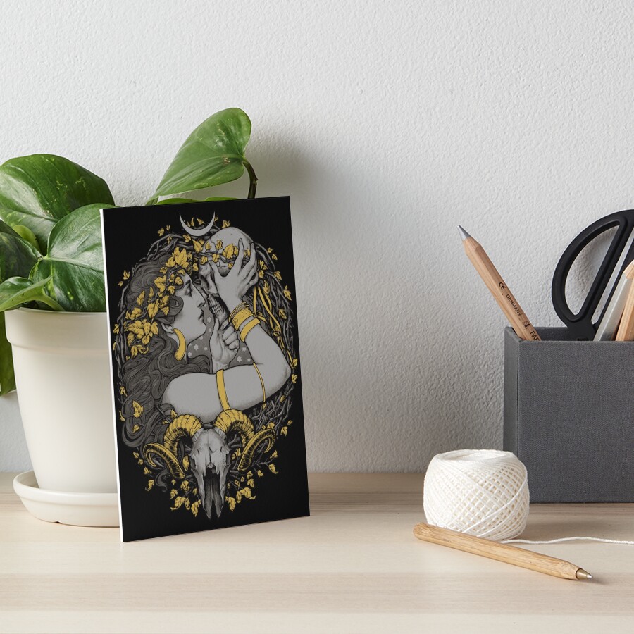 Item preview, Art Board Print designed and sold by medusadollmaker.