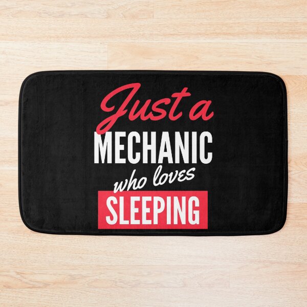 Item preview, Just A Mechanic Who Loves Sleeping - Gift For Men, Women, Sleeping Lover designed and sold by ExploreTheStore.