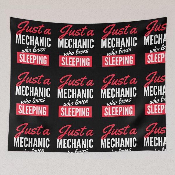 Item preview, Just A Mechanic Who Loves Sleeping - Gift For Men, Women, Sleeping Lover designed and sold by ExploreTheStore.