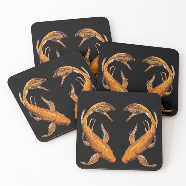 Item preview, Butterfly koi heart orange fish designed and sold by gardentree.