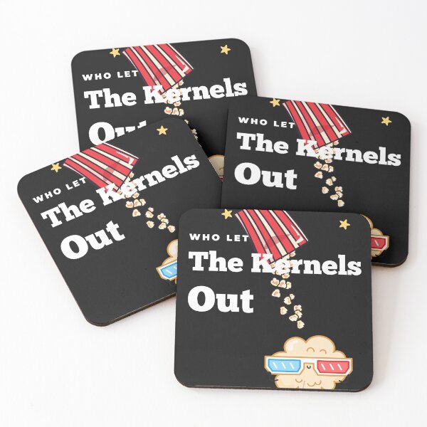 Item preview, Funny Popcorn Who Let The Kernels Out Movie Watcher Camiseta designed and sold by Tarikbouchmal.