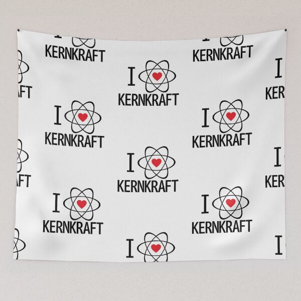 Item preview, German "I LOVE NUCLEAR POWER"  designed and sold by Decamegashop.