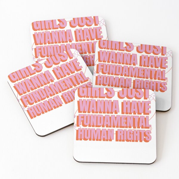 Item preview, Girls Just Wanna Have Fundamental Human Rights Summer of Rage Feminism   designed and sold by DayDreamApparel.