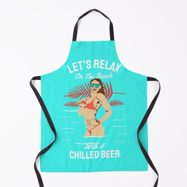 Item preview, Let_s Relax on The beach with a chilled beer. Graphic designed and sold by DayDreamApparel.